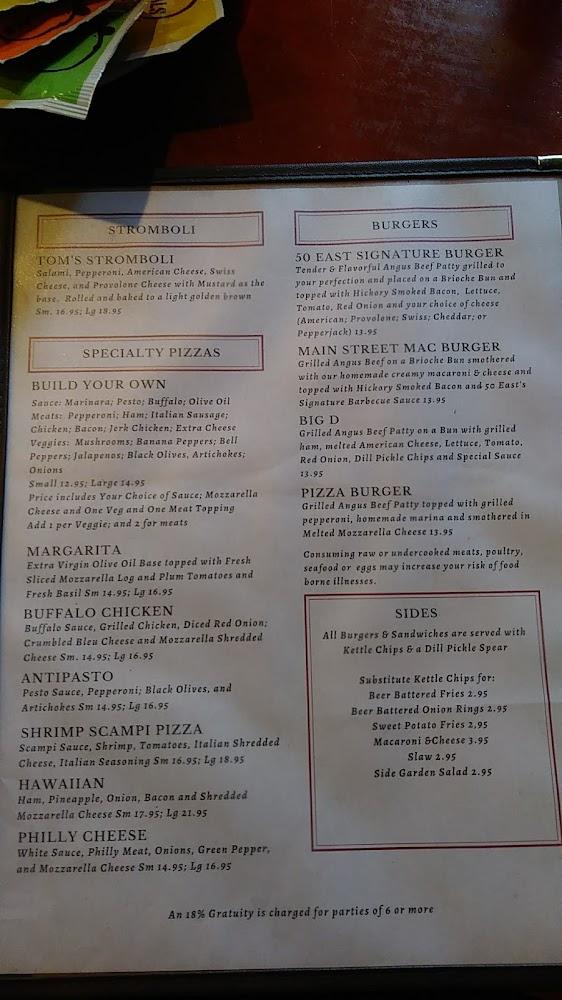 50 East Restaurant & Tavern